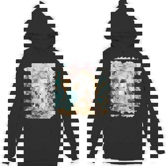 Preppy Painted Christian Nativity Scene God Faith Christmas Unisex Hoodie | Mazezy