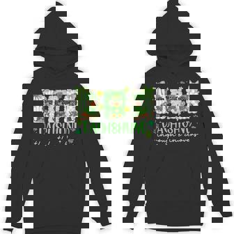 Preppy St Patrick's Day Dachshund Through The Clovers Hoodie - Thegiftio