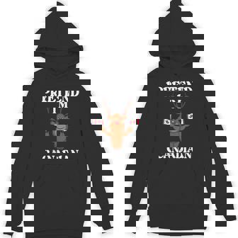 Pretend I'm Canadian Flag Canada Day Costume Patriotic Unisex Hoodie | Mazezy