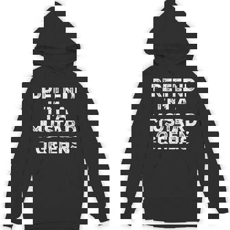 Pretend I'm A Mustard Greens Lazy Halloween Costume Unisex Hoodie | Mazezy