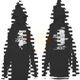 Pretty Pistole Toilet Paper Costume For Gun Lovers Unisex Hoodie | Mazezy