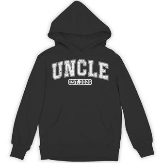 Promoted To Uncle Est 2026 Uncle To Be First Time Uncle Hoodie - Thegiftio UK