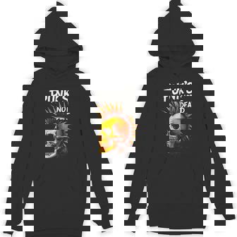Punk's NOT Dead Skull Punk Rock Art Tank Top Unisex Hoodie | Mazezy