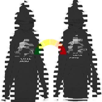 Pure Cortisol 面白いストレスメーターで走る 長袖tシャツ パーカー - Kawaiitshirt