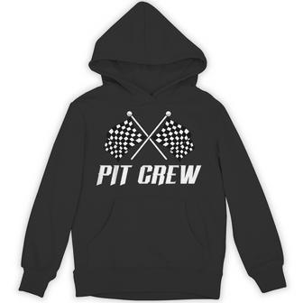 Race Car Driver Birthday Party Racing Family Pit Crew Hoodie | Mazezy