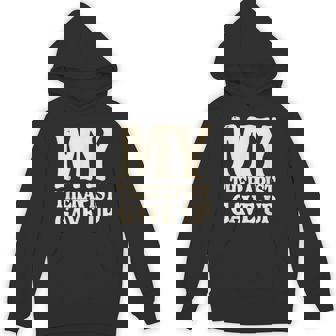 My Therapist Gave Up Distressed Retro Look Unisex Hoodie - Monsterry