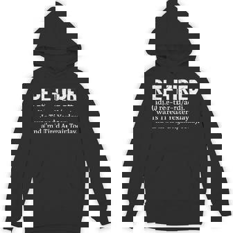 Re-Tired I Was Tired Yesterday & I'm Tired Again Today Unisex Hoodie | Mazezy