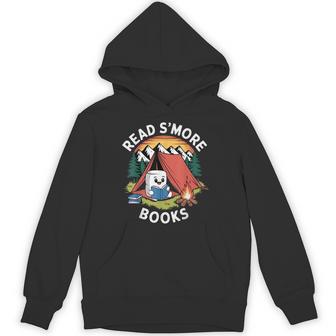 Read S'more Books Reading Camping Smores Kawaii S'mores Hoodie - Thegiftio UK