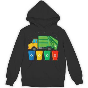 Recycling Garbage Day Toddler Garbage Truck Hoodie - Thegiftio UK
