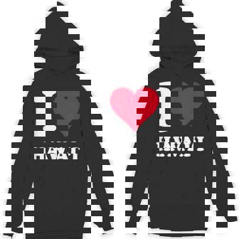Red Heart I Love Hawai'i パーカー - Kawaiitshirt