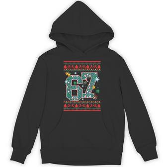 Retro 67 Six Seven Christmas Meme Hoodie - Thegiftio UK