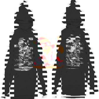 Retro Baseball Santa 67 Christmas Xmas Pajamas Boys Hoodie - Thegiftio