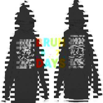Retro Bruh 67 Days School Humor Cool Boy Sunglasses Unisex Hoodie | Mazezy