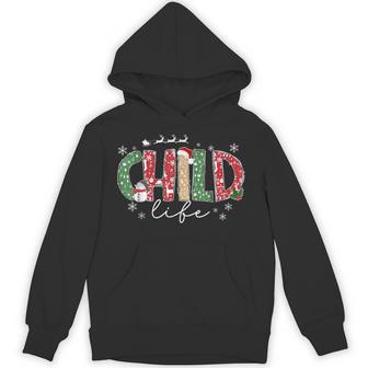 Retro Child Life Specialist Santa Hat Christmas CLS CCLS Unisex Hoodie | Mazezy