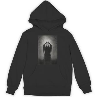 Retro Scary Ghost Love Hands Horror Halloween Costume Hoodie | Seseable UK
