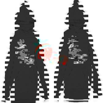 Retro Strawberry Tennis Athlete Cute Summer Vibes Unisex Hoodie | Mazezy