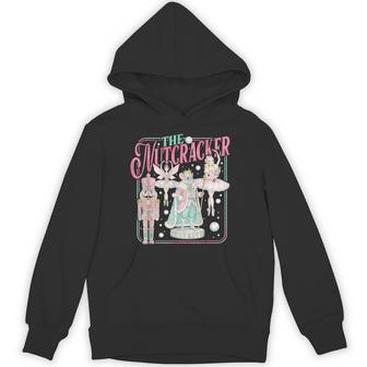 Retro Vintage The Nutcracker Sugar Fairy Plum Christmas Tree Hoodie | Seseable CA