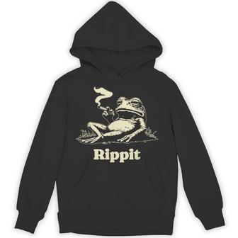 Rippit Frog Stoner Weed Marijuana Smoker Cannabis 420 Hoodie | Seseable UK