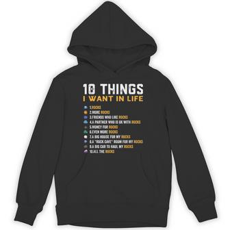 Rock Collector Rockhounding Geologist Rockhound Geode Hunter Hoodie | Seseable UK
