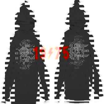 Rock And Roll Heavy Metal 1975 Vintage Birthday Hoodie - Monsterry