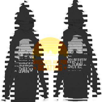 Weekends Are For Boating Retro Boat Lover Sailing Unisex Hoodie | Mazezy