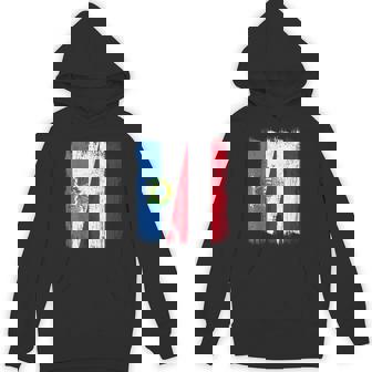 San Marino Austria Half Flag San Marino Austrian Heritage Unisex Hoodie | Mazezy