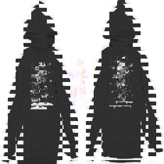 Santa Claus Playing Trumpet Christmas Xmas Music Tank Top Unisex Hoodie | Mazezy