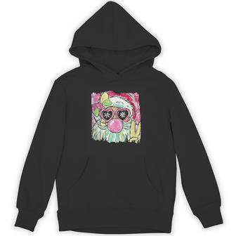 Santa Peace Bubblegum Christmas Fun Hoodie - Thegiftio UK