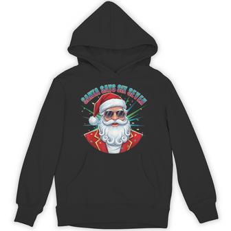Santa Says Six Seven Christmas 67 Holiday Hoodie - Thegiftio UK