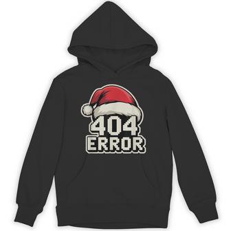 Santa's Tech Support Rebooting Christmas Error 404 Hoodie - Thegiftio UK