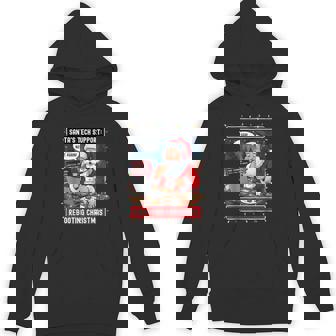 Santa's Tech Support Rebooting Christmas Hoodie | Mazezy