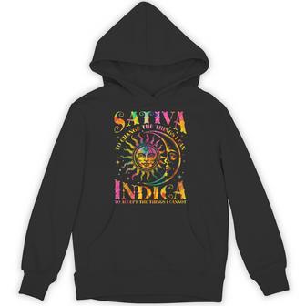 Sativa To Change The Things I Can Indica Cannabis Weed Hoodie - Thegiftio