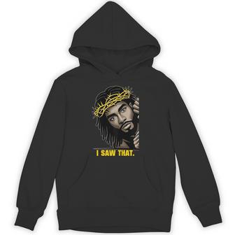 I Saw That Black Jesus Face African American Locs Hoodie - Thegiftio UK