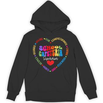 School Cafeteria Supervisor Food Services Crew Helper Squad Unisex Hoodie - Monsterry