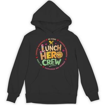 School Lunch Hero Squad Cafeteria Workers Crew Lady Hoodie - Monsterry
