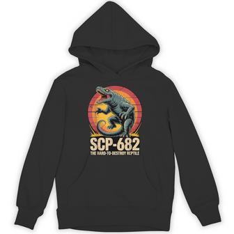 Scp-682 破壊しづらい爬虫類モンスターcpファンデーション パーカー - Kawaiitshirt