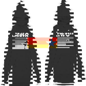 Screwston Texas H-Town Houston Retro Blue Hoodie - Monsterry