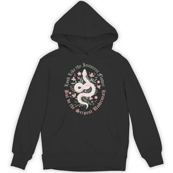 Serpent & Flowers Lady Macbeth William Shakespeare Hoodie - Thegiftio UK