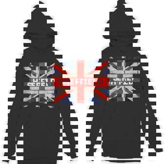 Sheffield England Great Britain United Kingdom Souvenir Flag Tank Top Unisex Hoodie | Mazezy