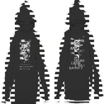 Shocked Cat Lesbians Eat What Lgbtq Gay Rude Hoodie - Thegiftio