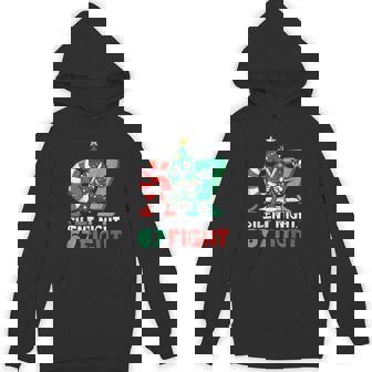 Silent Night 67 Fight Christmas Hoodie | Mazezy