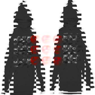 Silly AI Apple Gen z Meme BrainRot Humor Fruit Unisex Hoodie | Mazezy