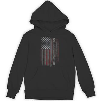 Sitka Family American Flag Hoodie - Thegiftio UK