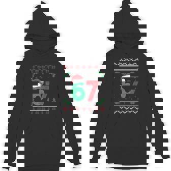 Six Seven Christmas 6 7 Ugly Christmas Sweater Hoodie - Thegiftio