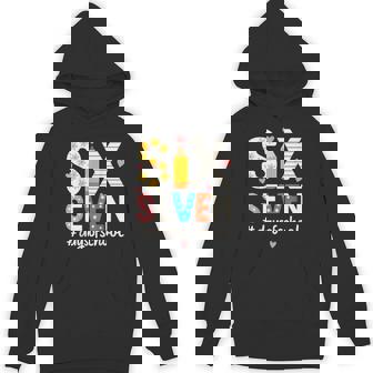 Six Seven Days Of School Teacher Student Classroom Unisex Hoodie | Mazezy