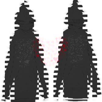 Six Seven Valentines 67 Hearts Pattern 67 Valentines Day Unisex Hoodie | Mazezy