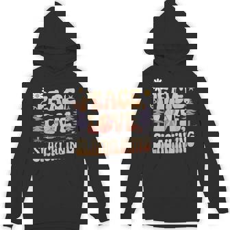 Slackliner 60s 70s Hippie Retro Peace Love Slacklining Unisex Hoodie | Mazezy