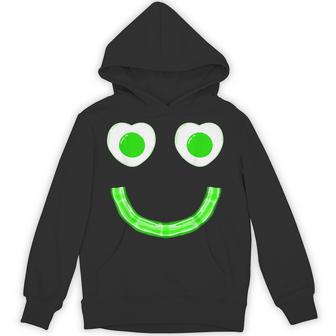 Smile Face Eggs And Bacon Ham Breakfast St Patrick's Day Hoodie - Thegiftio UK