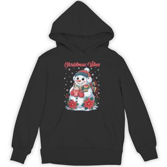 Snowman Winter Hat Hot Cocoa Christmas Pajamas Snowman Hoodie - Thegiftio UK