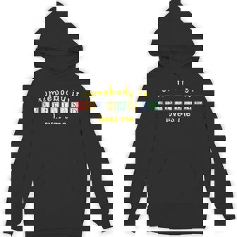 Somebody In Maryland Loves Me With Kids Building Blocks Unisex Hoodie | Mazezy